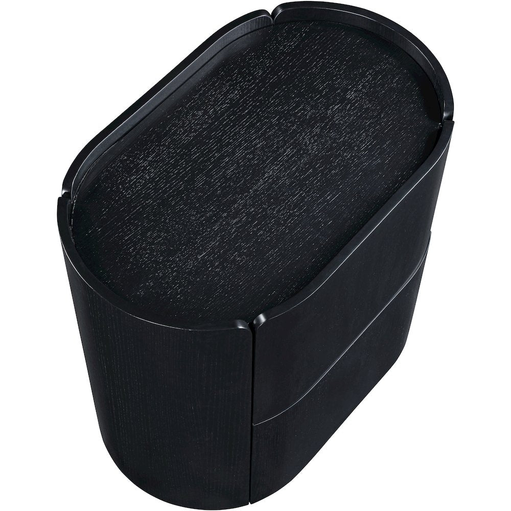 Everett Black Night Stand