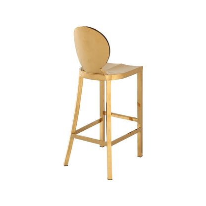 Maddox Gold Stainless Steel Stool
