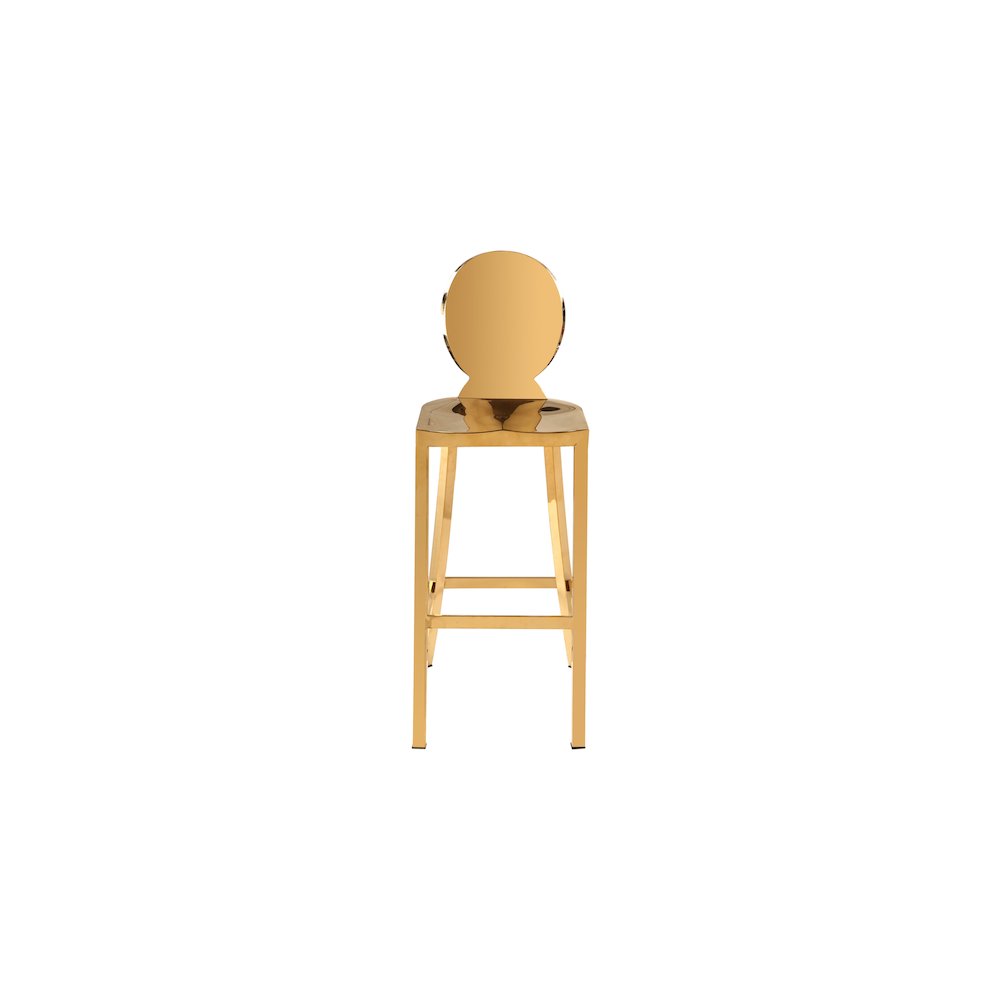 Maddox Gold Stainless Steel Stool