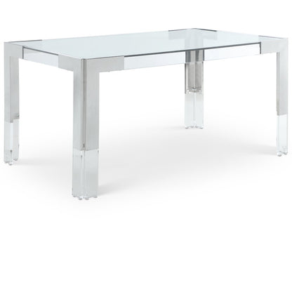 Casper Rich Chrome Dining Table