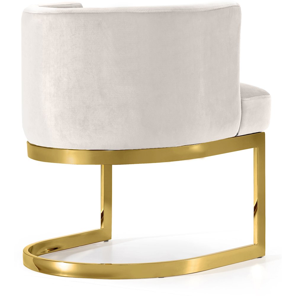 Gianna Cream Velvet Dining Chair