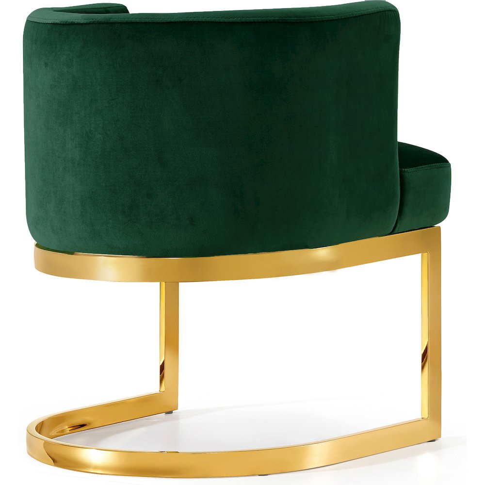 Gianna Green Velvet Dining Chair