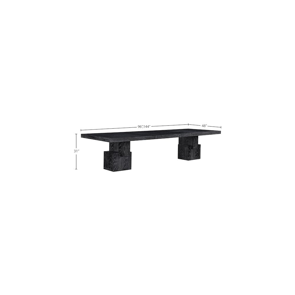 Anzio Black Dining Table