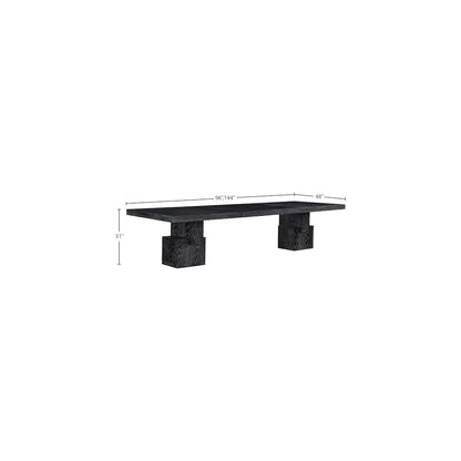 Anzio Black Dining Table