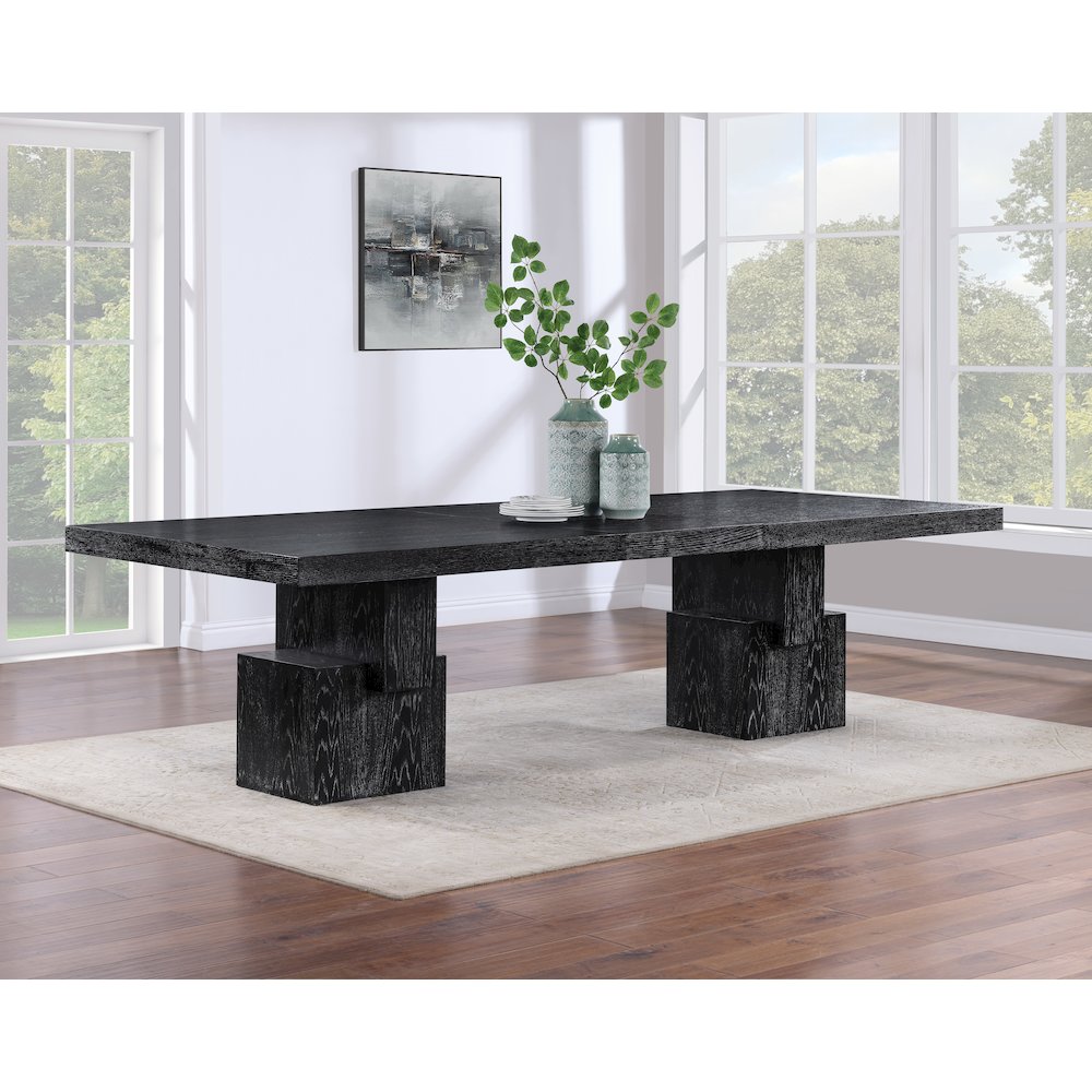Anzio Black Dining Table