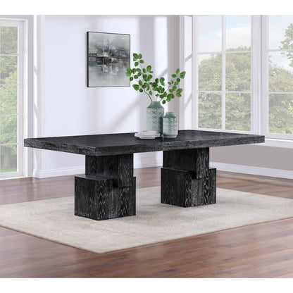 Anzio Black Dining Table