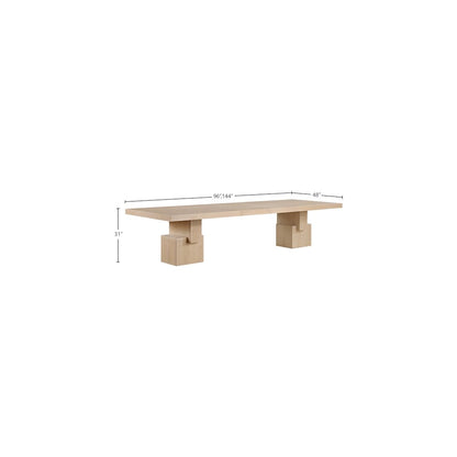 Anzio Oak Dining Table