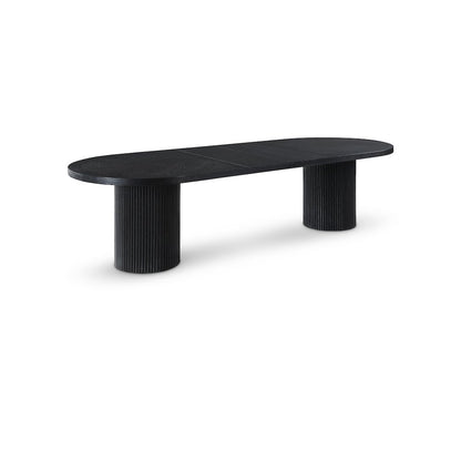 Belinda Black Oak Veneer Dining Table