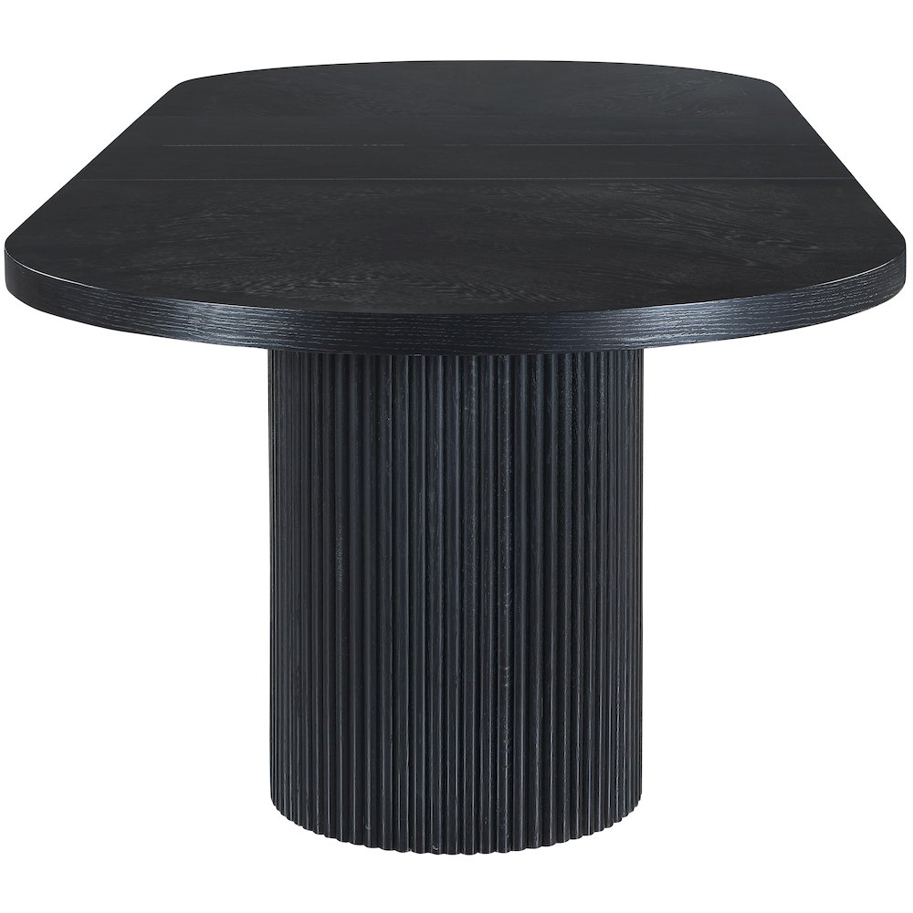 Belinda Black Oak Veneer Dining Table