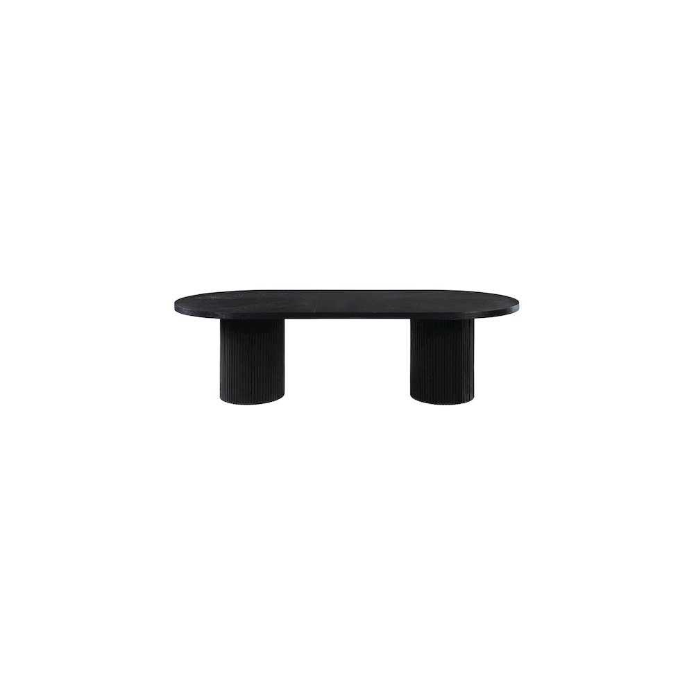 Belinda Black Oak Veneer Dining Table