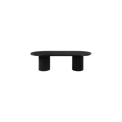 Belinda Black Oak Veneer Dining Table