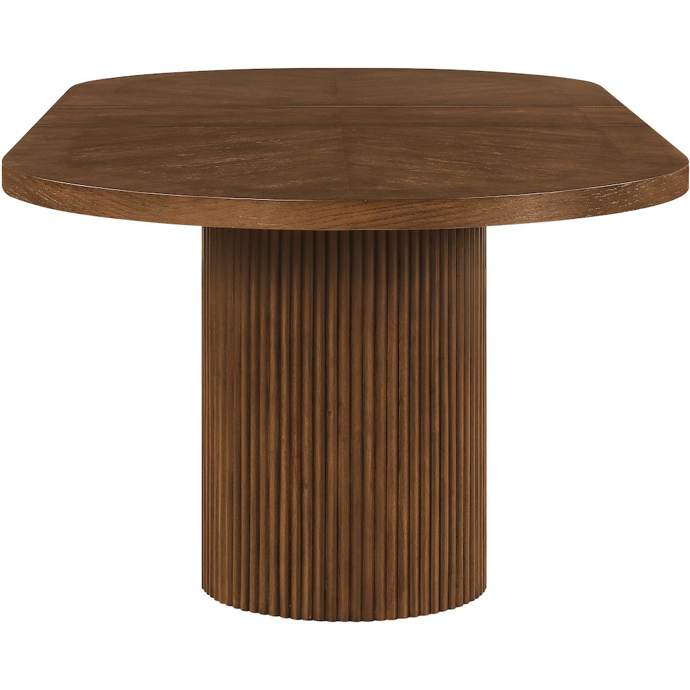 Belinda 90" / 106.5" / 123" Brown Oak Wood Dining Table