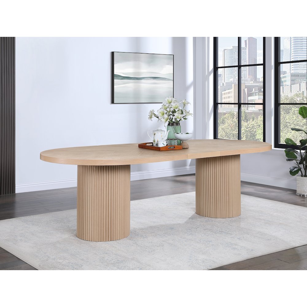 Belinda Natural Oak Veneer Dining Table