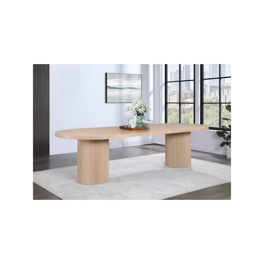 Belinda Natural Oak Veneer Dining Table