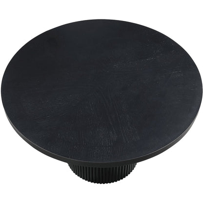Belinda Black Oak Veneer Dining Table