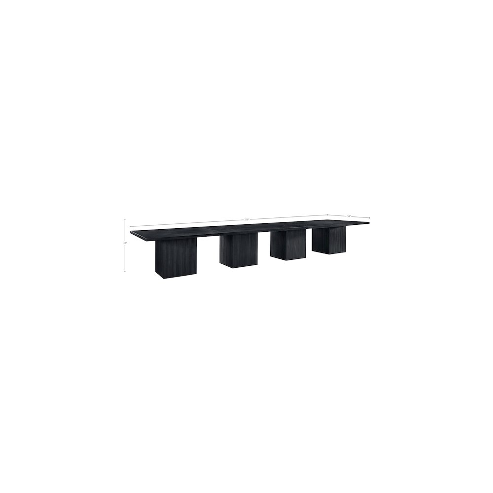 Belinda Black Modular Dining Table