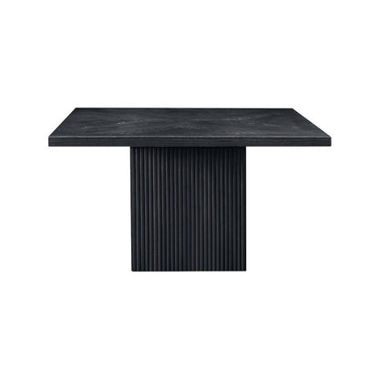 Belinda Black Oak Veneer Dining Table