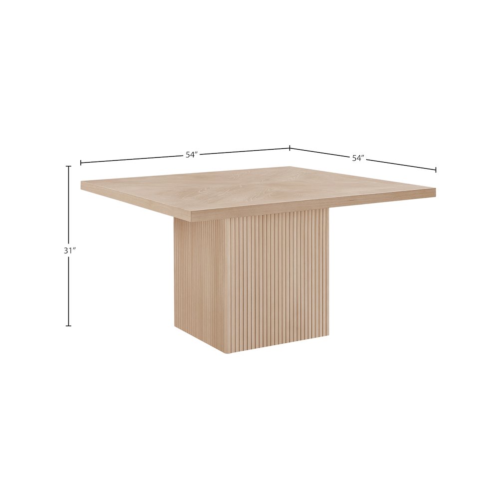 Belinda Natural Oak Veneer Dining Table