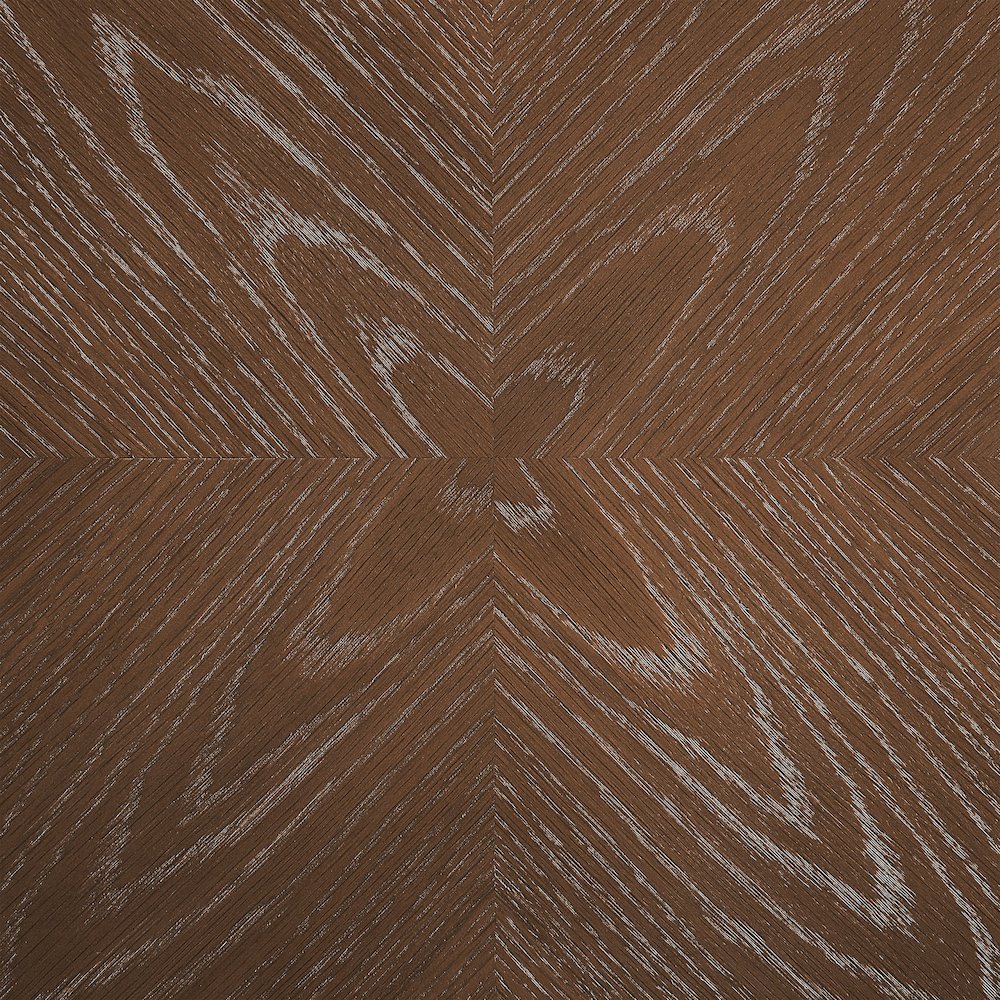 Belinda 36" Brown Solid Wood And Oak Veneer Dining Table / Card Table