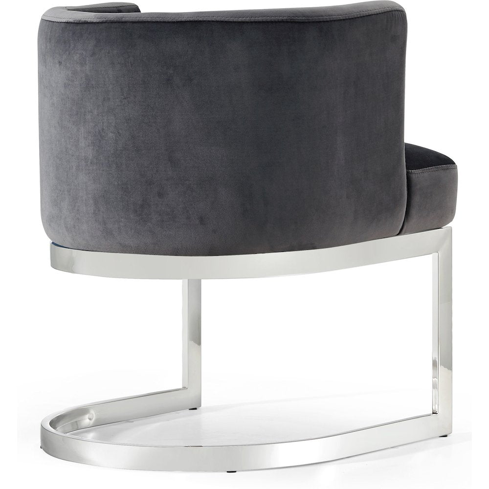 Gianna Grey Velvet Dining Chair