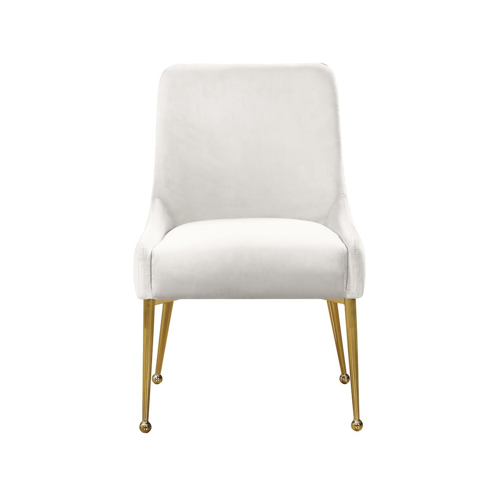 Owen Cream Velvet Dining Chair, Set of 2