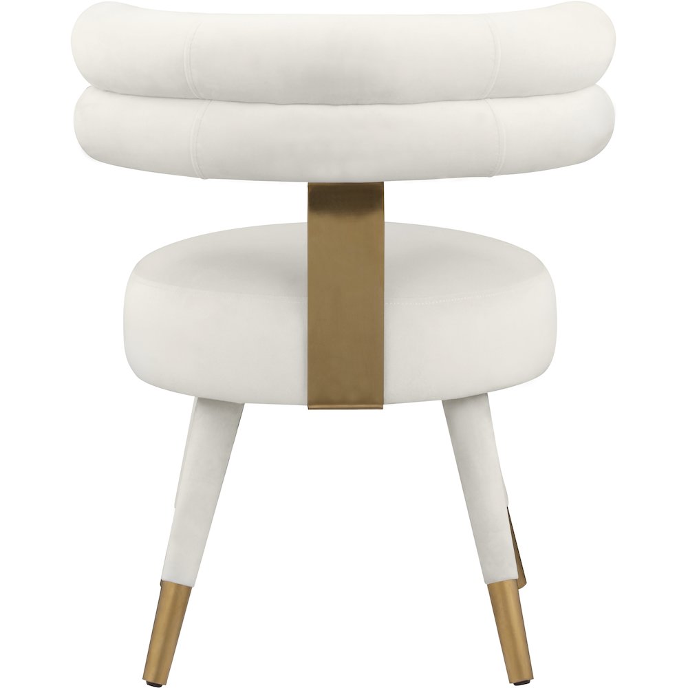 Fitzroy Cream Velvet Dining Chair, Set of 2