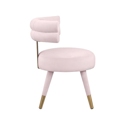 Fitzroy Pink Velvet Dining Chair, Set of 2