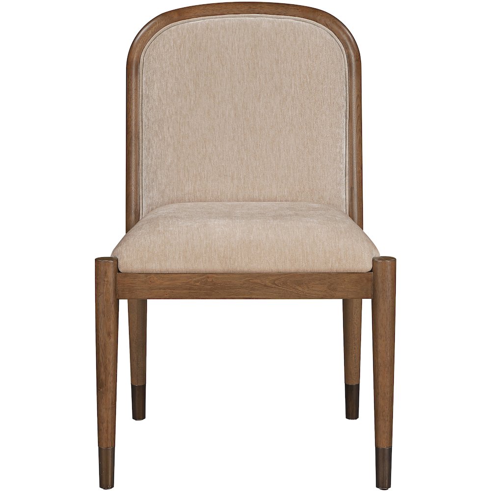 Cambria Beige Fabric Upholstered Dining Side Chair