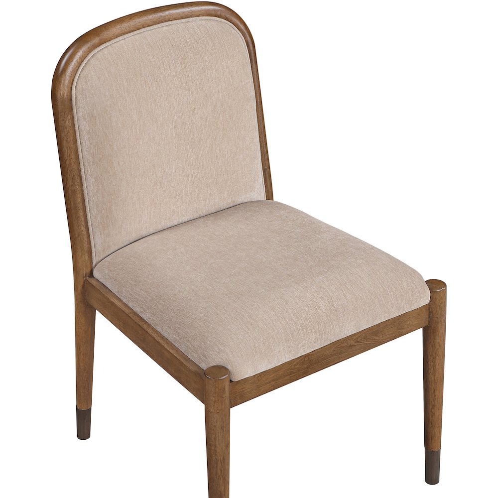 Cambria Beige Fabric Upholstered Dining Side Chair