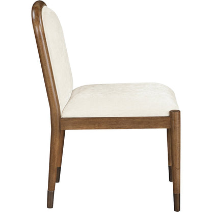 Cambria Cream Fabric Upholstered Dining Side Chair