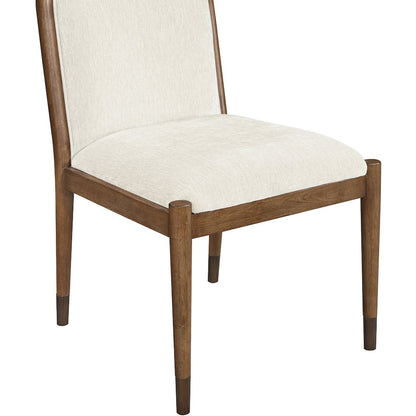 Cambria Cream Fabric Upholstered Dining Side Chair