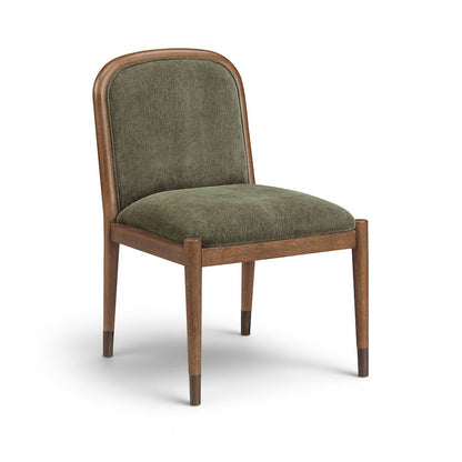 Cambria Green Fabric Upholstered Dining Side Chair