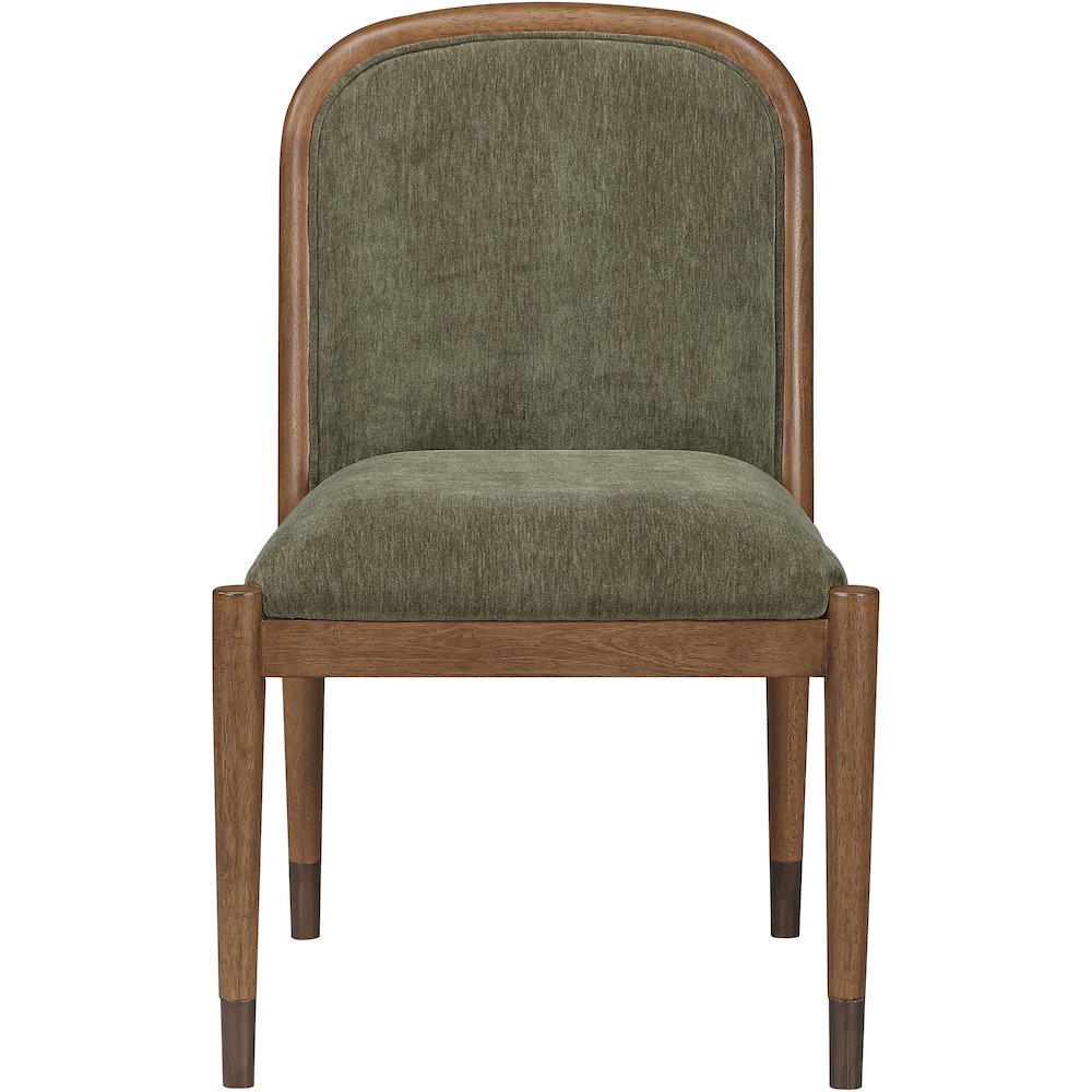 Cambria Green Fabric Upholstered Dining Side Chair