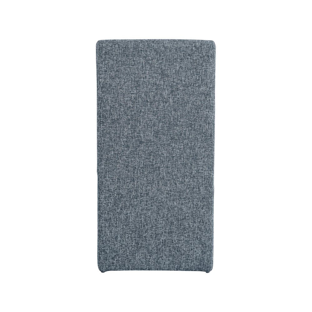 Benson Blue Linen Textured Fabric Dining Chair, Set of 2