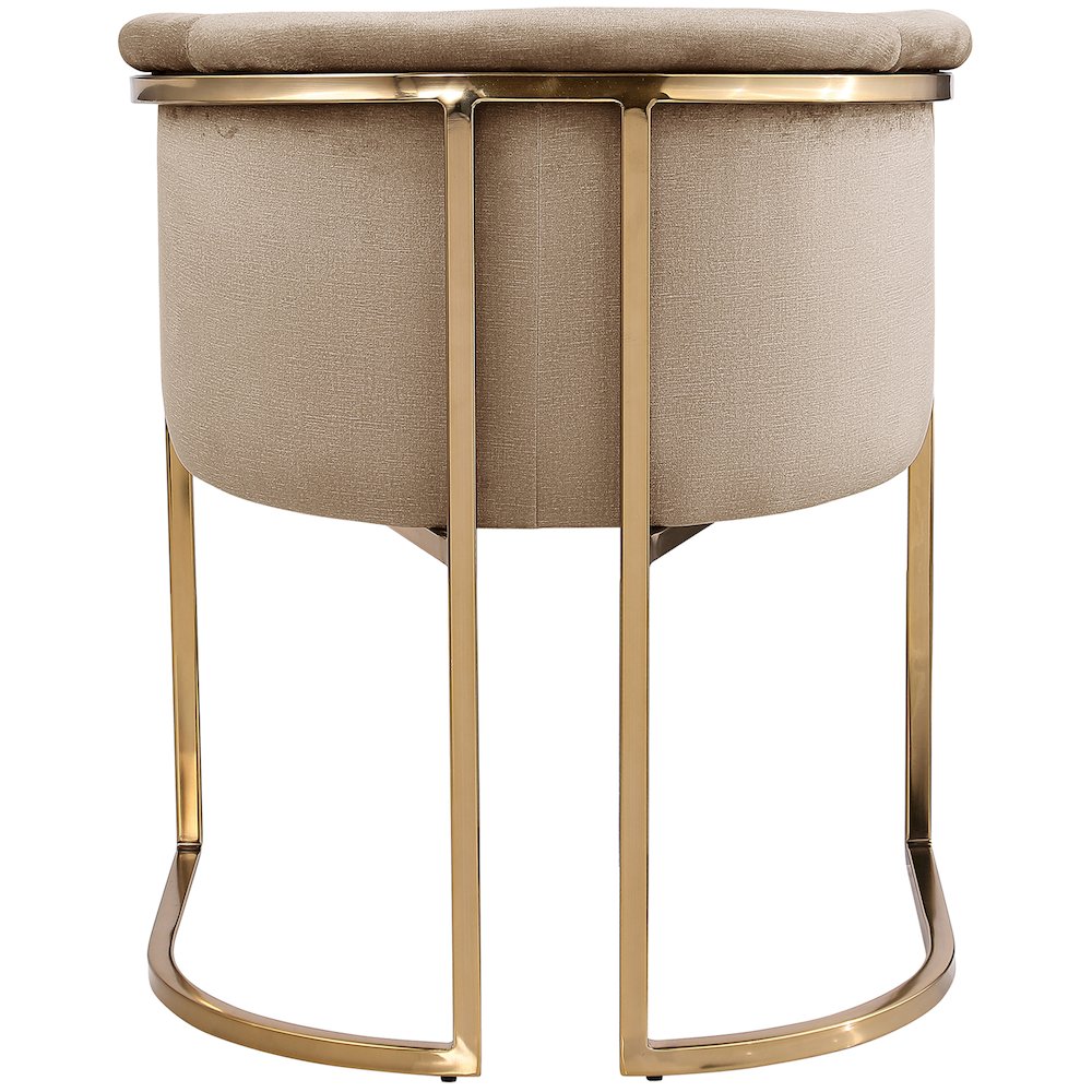 Tierra Beige Velvet Dining Chair