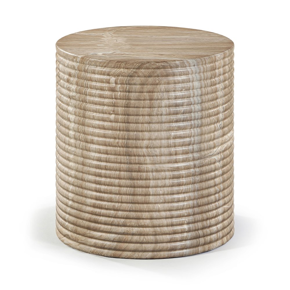 Rapallo Beige Concrete Indoor/Outdoor End Table