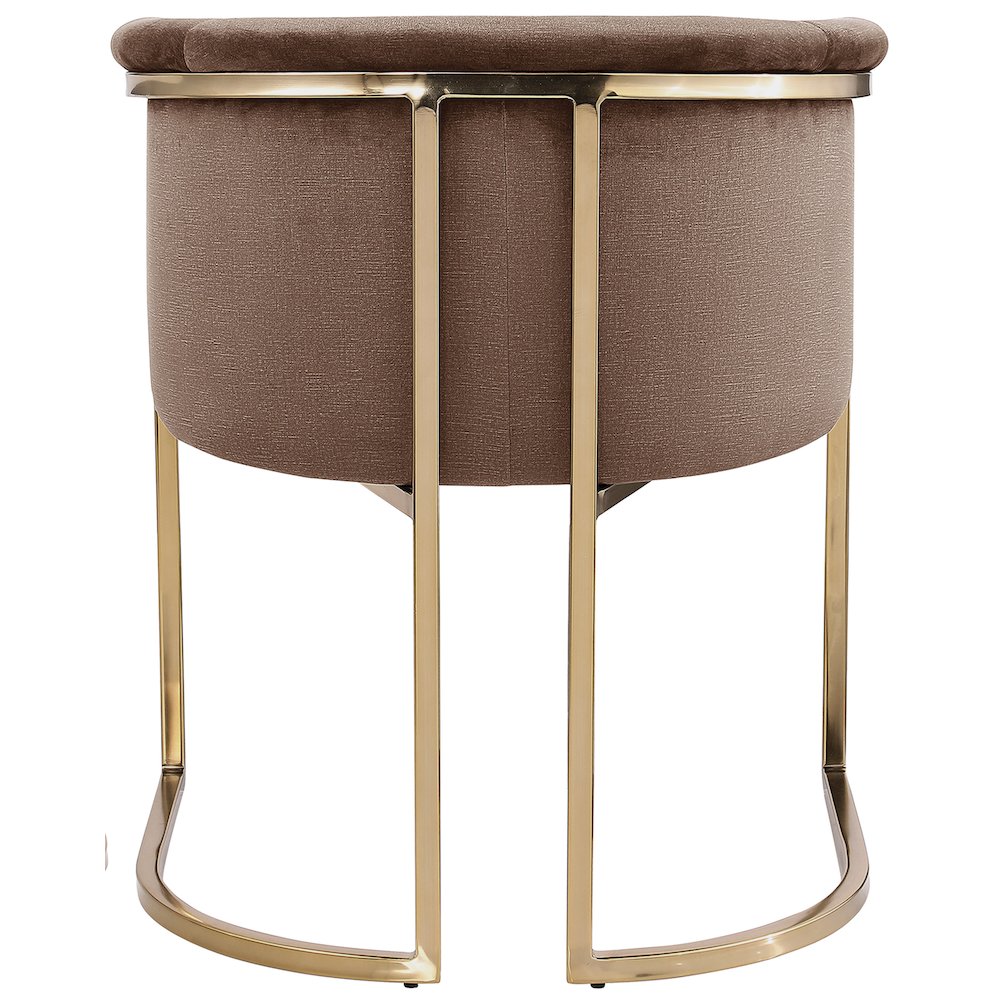Tierra Brown Velvet Dining Chair