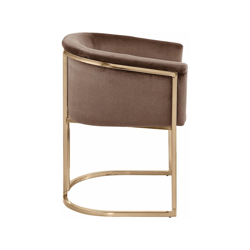 Tierra Brown Velvet Dining Chair
