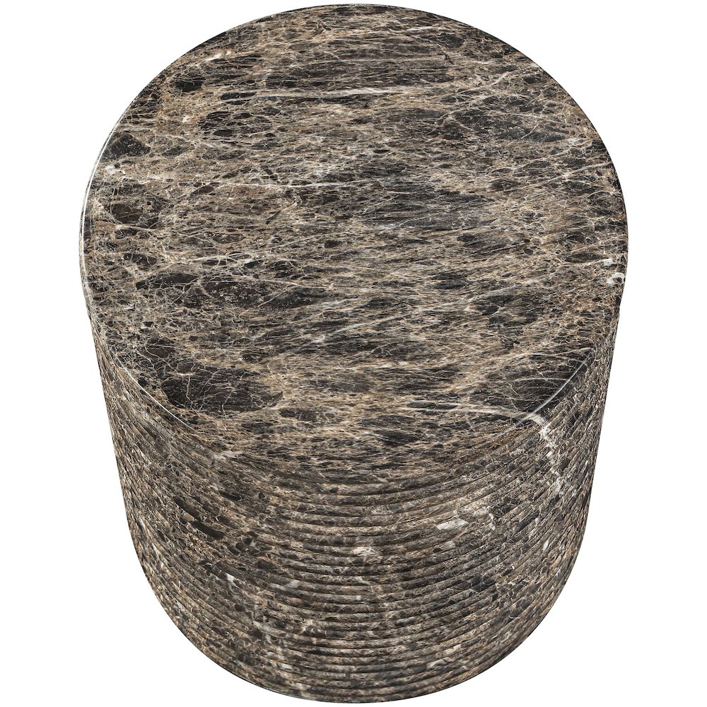Rapallo Brown Concrete Indoor/Outdoor End Table