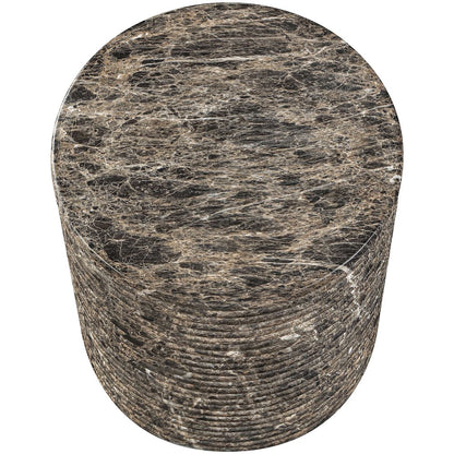 Rapallo Brown Concrete Indoor/Outdoor End Table