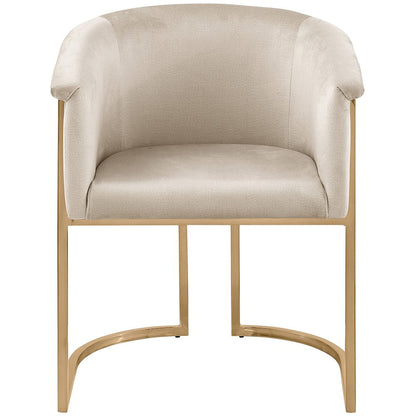Tierra Cream Velvet Dining Chair
