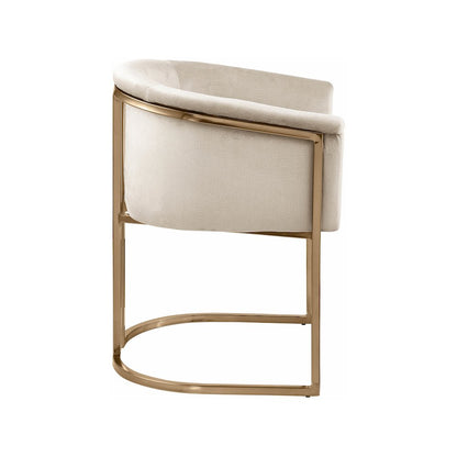 Tierra Cream Velvet Dining Chair