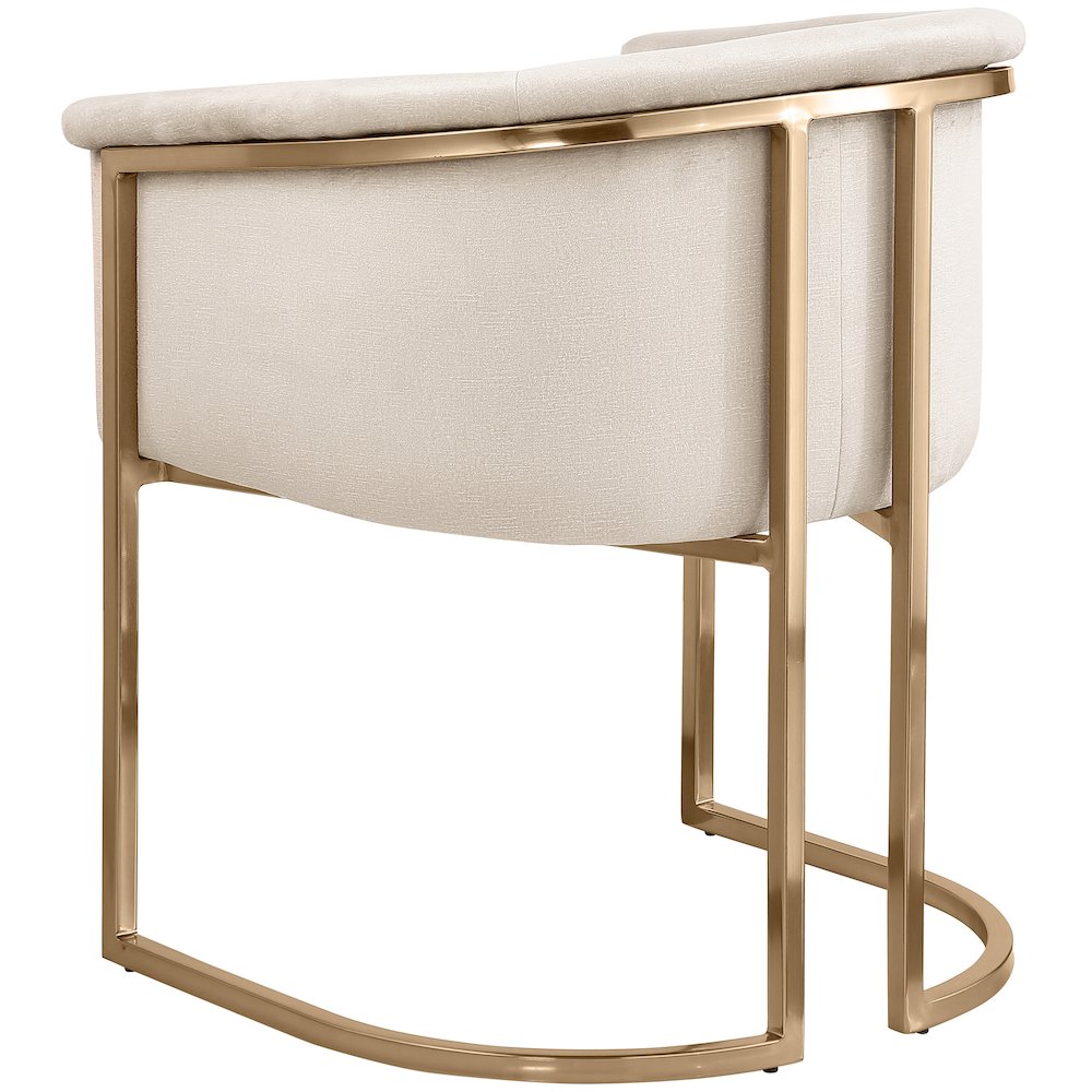 Tierra Cream Velvet Dining Chair