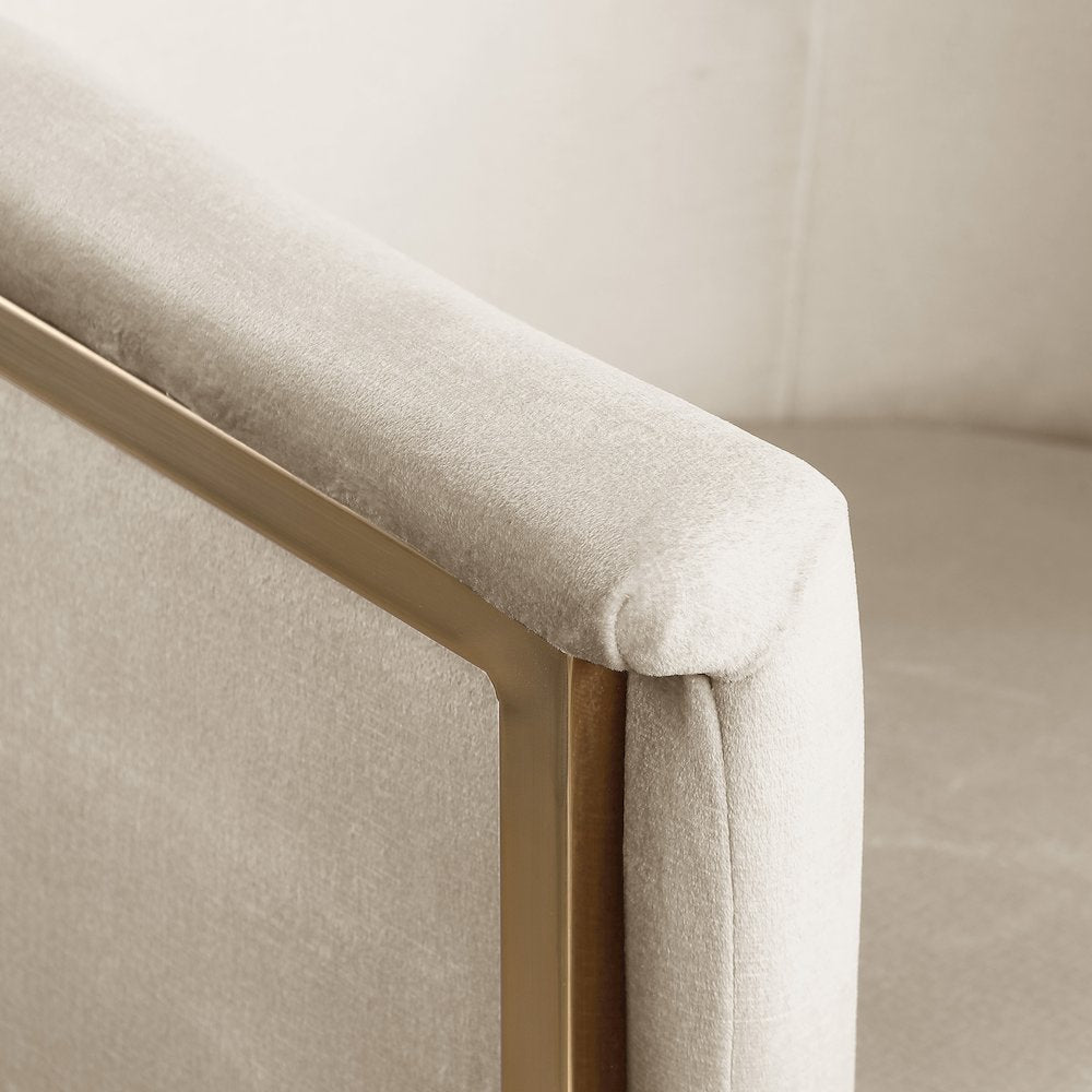 Tierra Cream Velvet Dining Chair