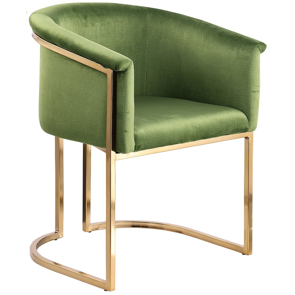 Tierra Olive Velvet Dining Chair