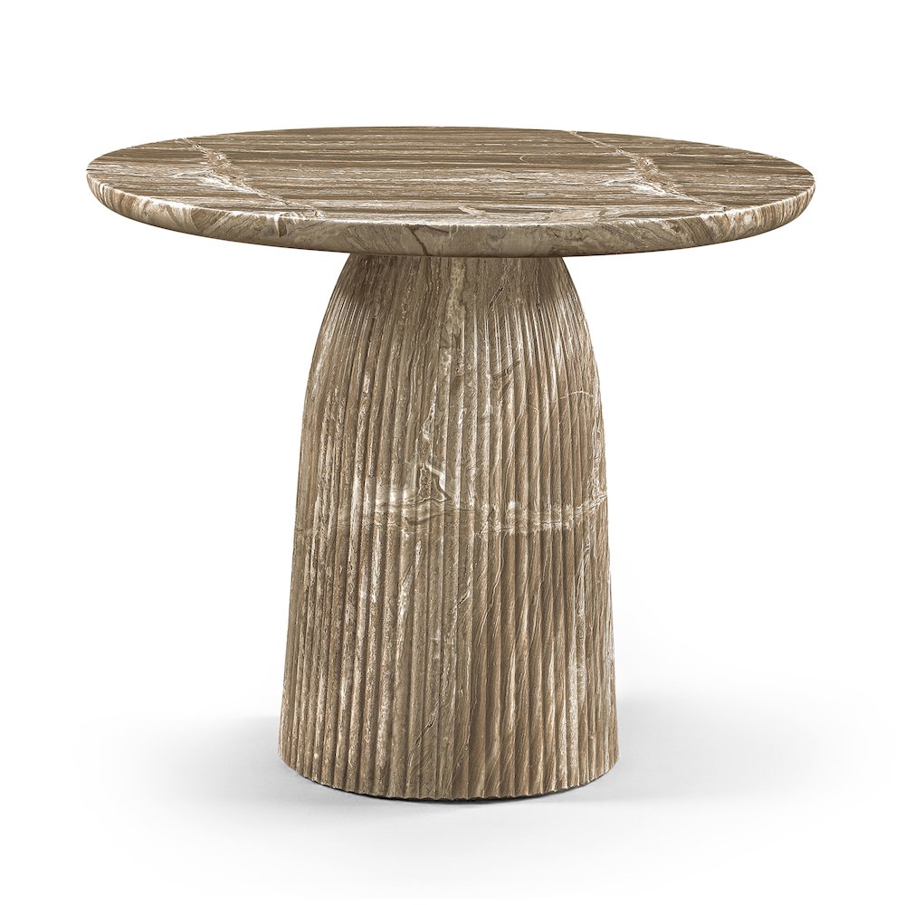 Venosa 36" Beige Concrete Indoor/Outdoor Dining Table