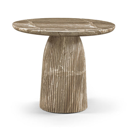 Venosa 36" Beige Concrete Indoor/Outdoor Dining Table