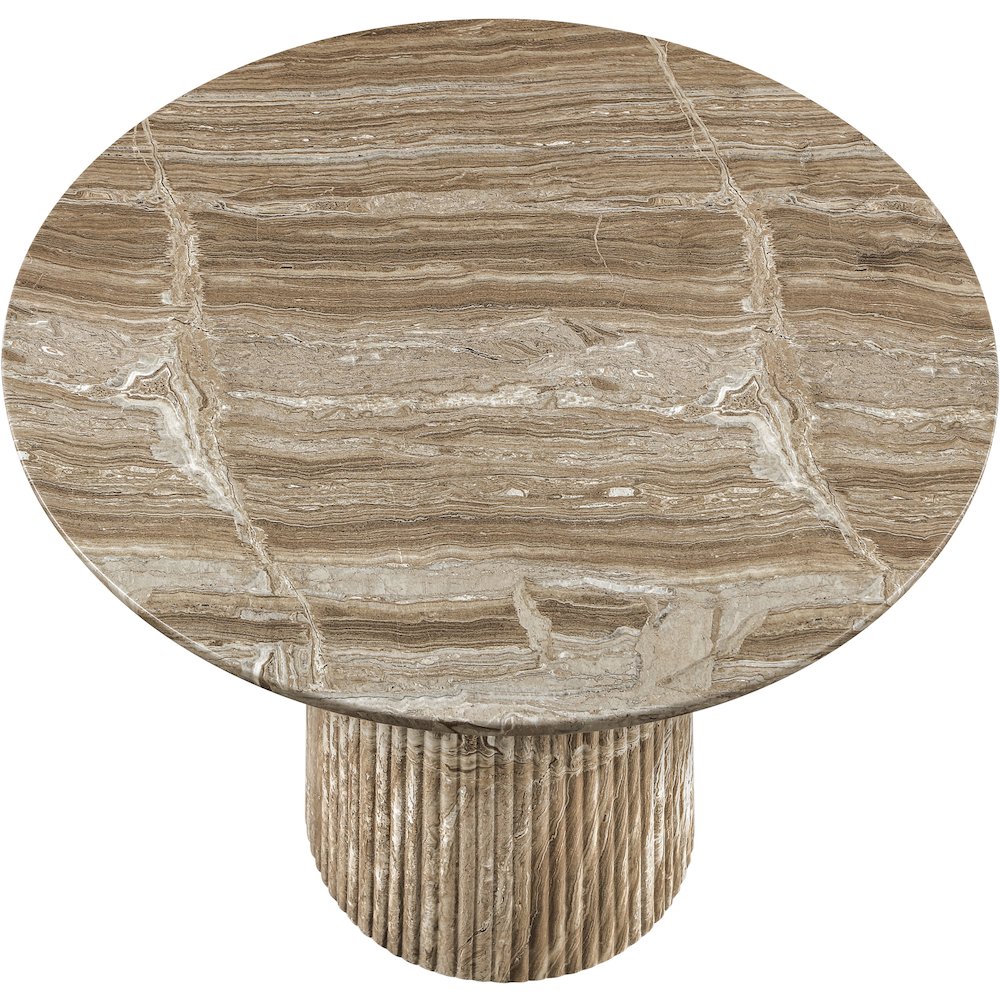 Venosa 36" Beige Concrete Indoor/Outdoor Dining Table