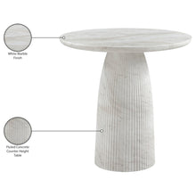 Venosa White Concrete Indoor/Outdoor Counter Height Table
