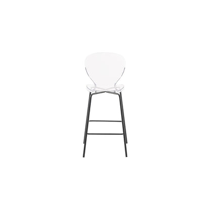Clarion Matte Black Stool, Set of 2